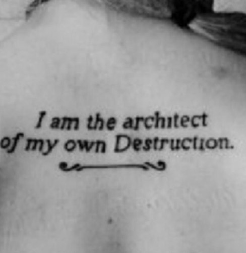 Dying inside a little more everyday.
