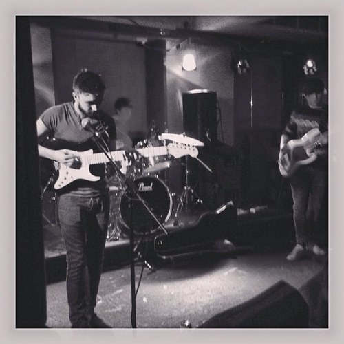 guitar, bass, drums and some singing. That's  about it.