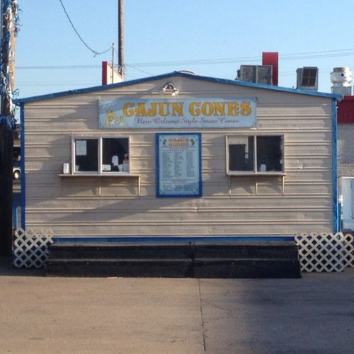 New Orleans-style snow cones in Abilene, Texas. Located on Mockingbird Lane in front of the Public Library and on Judge Ely Boulevard behind Chicken Express.