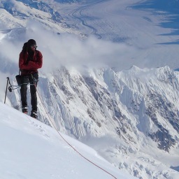 Mike Harrington, Rich Draves, Katrina Hilpert and Anthony Bell going for the summit on Denali, June 2013.