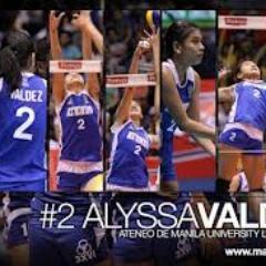 FANPAGE of Alyssa Valdez :))
/ Volleyball player of Ateneo de Manila University
Follow Alyssa Valdez here --- @AlyssaValdez2