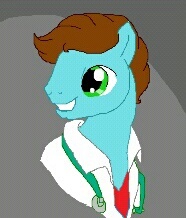 Name is Doctor James Hart. I studied In Canterlot and have been raised in a family of Medicine.