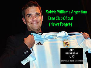 RobbieArOficial's profile picture. Fans club oficial de Robbie Williams en Argentina, reconocido por @UMArgentina, en actividad desde el 2005
http://t.co/oSUCT4voVw