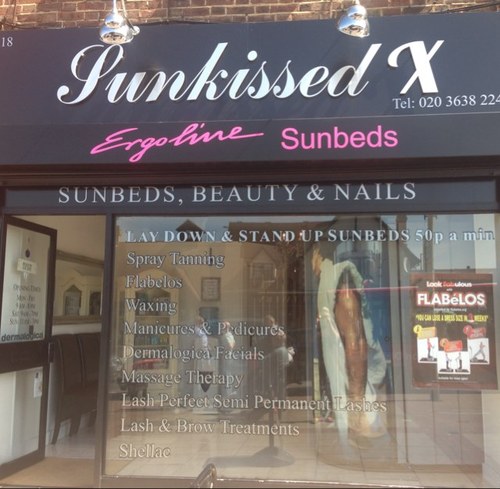 Sun_kissedx's profile picture. Sunbed & Beauty Salon. Sunbeds 50p a min with courses available too. Flabelos machine. Call 02036382242 to book treatments. Follow us for great offers!