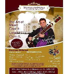 Geet,Ghazal & Bhajans
Sitar
Tabla
Flute
Harmonium
Mandolin
Violin
Keyboard
Guitar
Tel : 905-813-0032, 647-835-0032