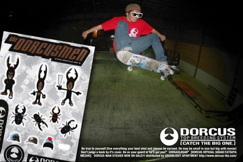 30代後半はすげぇんだからな！本当にすごいんだぞー！スケートボード愛好家
DORCUS TOP BREEDINGSYSTEM nature-movement、オアシスプロダクツジャパン、M's Ramp Lab所属 職業トラッカー