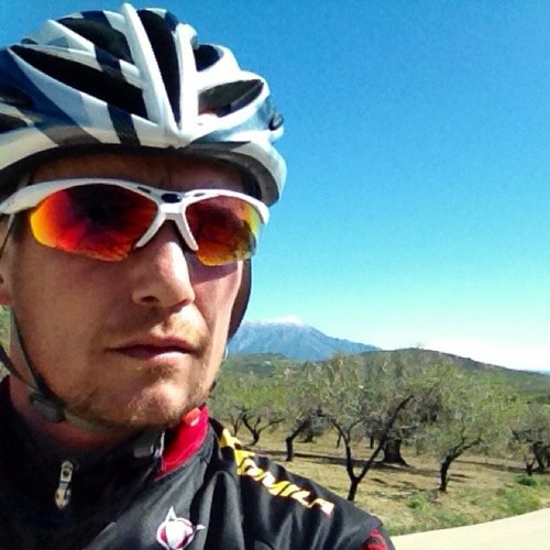 Father, Husband and Cyclist.  I think that's the PC order of things?