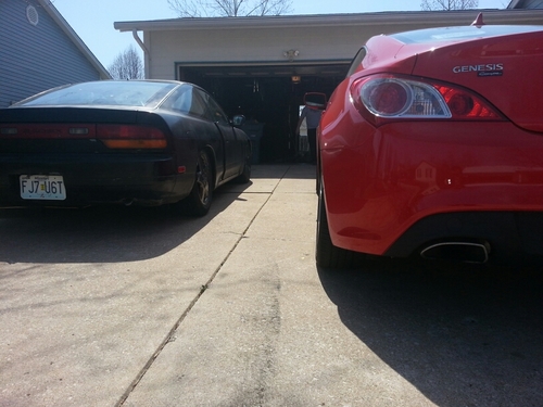 Cars are my life. Anything with wheels is pretty much awesome. I drift, yes its with a 240.