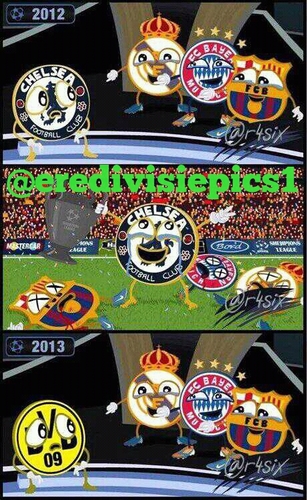Football jokes, foto's en info tweets over de eredivisie en spelers
