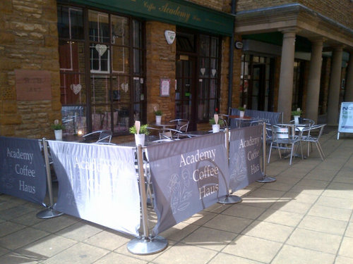 friendly cafe, relaxed atmosphere,we serve selection of coffee,teas, cakes,hot/ cold food menu,takeaway service. our venue is also available to hire.01604232111
