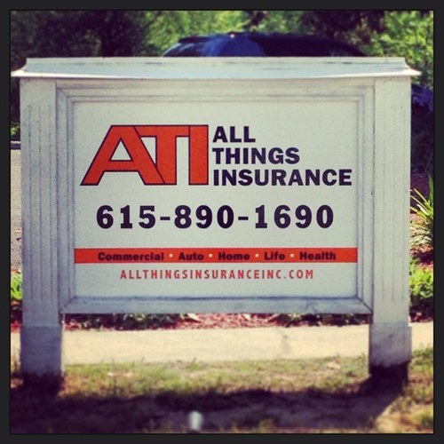 Bringing you elite customer service with All Things Insurance call or text at 615-617-0093 for any needs or questions. Life/Health/Home/Auto/Commercial needs!
