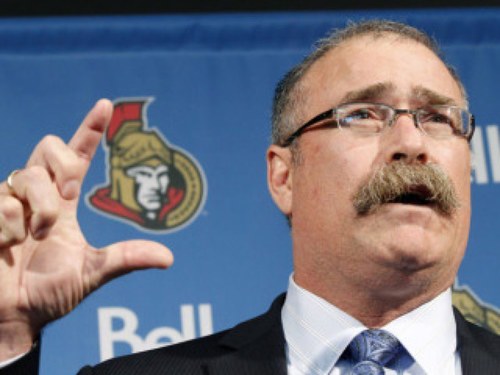 Head coach of the fuckin OTTAWA SENATORS YOU DUMBASS !!! *Parody*