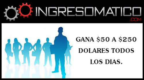 Ingresosautomat's profile picture. Recibe ingresos adicionales y automáticos con GVO la nueva forma de ganar dinero por Internet