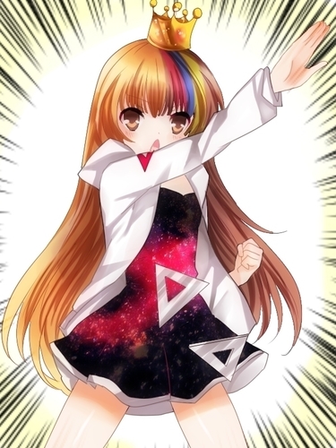 Me? I'm the Princess of the stars. Or rather, you all. Just bow already! [VocaRP]
