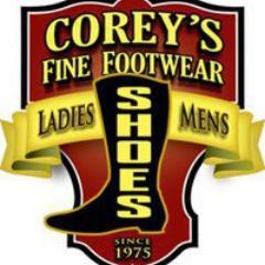 CoreysFootwear's profile picture. We specialize in over 50 quality brands in a multitude of styles and sizes. Come in and enjoy our fantastic customer services and all we have to offer!