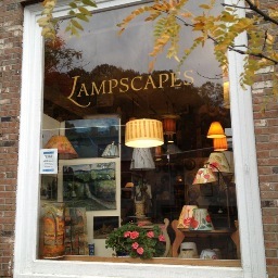 Lampscapes is a manufacturing/retail business, home of the Brake Light Series: lamp bases from repurposed automotive parts. Also hand made, painted lampshades.