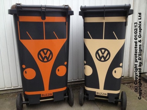 Wheelie bin stickers to brighten your day! Free number plates included upto 7 characters.