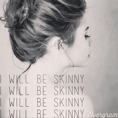Anorexic, and I dont wanna recover.