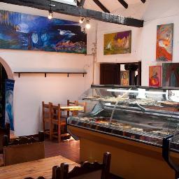 Pastelería Francesa Café de la Peña,  café recién tostado. Centro histórico de Bogotá.
