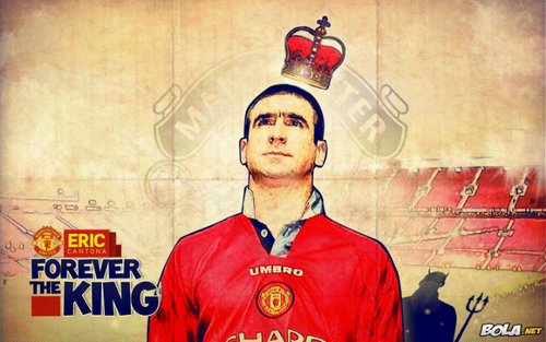 Cantona is the king of manchester united