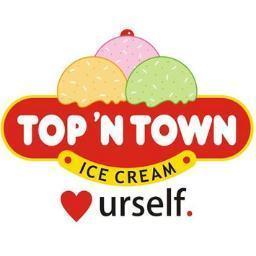 100% vegetarian ice cream.
 Made for those who love themselves 100%. Available at 200+ Top 'N Town parlours spread across India.
