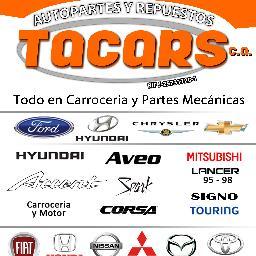 Autopartes y Repuestos Tacars Todo en carrocería mecanicas en diferentes marcas. Tlf 0291-642.37.92 y 04269046409