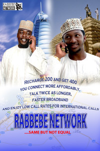 Rabbebe network is a telecommunications company. We are focused on providing the best services to our customers.