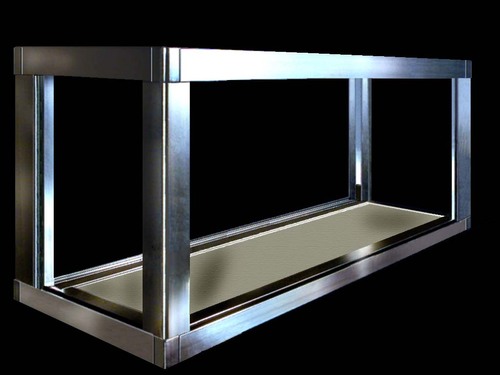 4) Manufacturers of Custom Aluminum SHOWCASES, MIRROR FRAMES, PARTITION POSTS, PASS THRU ASSEMBLIES, and SLIDING TRACK