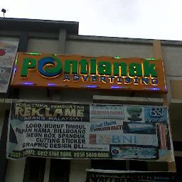 Tempat pemesanan Bill Board, Neon Box, Papan Nama, Baliho, Banner, Wallpaper, DLL.. .. .. Tlp : (0561)713172 Hp : 081257588086