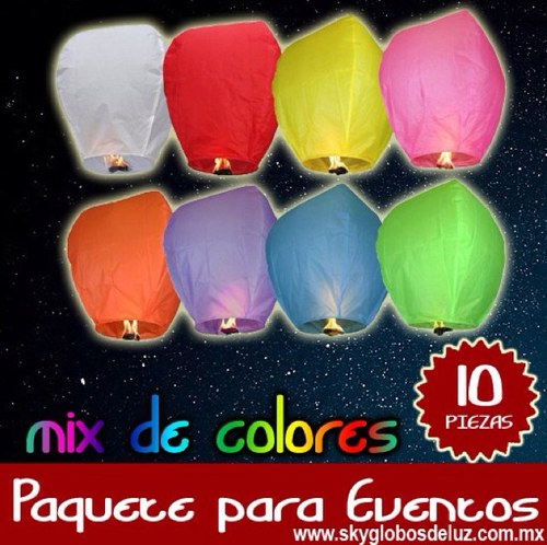 Globos de Luz, show de luz que engalana tu evento! Bodas, XV's, Graduaciones, Conciertos, Aniversarios, Navidad, Año Nuevo, y cualquier Fiesta al aire Libre.
