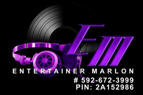 entmarlon's profile picture. Dynamic, Talented, Amazing and Mindblowing are some of the words that can describe one of Guyana's Premier Disc Jockeys, Entertainer Marlon.