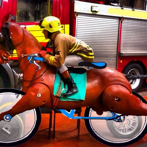 Painshill21's profile picture. Red Bull Soapbox Entry.
A crack team of animal rescue technicians sent to rescue horses from sausage factories