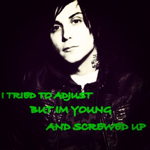 killjoy name-Neon Shadow.
Frank Iero=hero.
