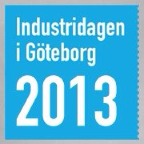 14-15 oktober 2013 arrangeras Industridagen i Göteborg av Industrirådet, @svenskamassan och regonala parter. Läs mer på http://t.co/c1KMT7LcWc