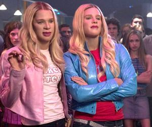 just two girls/sisters/best friends/inseparable pals/dumb blonde white girls who can say some pretty funny and stupid shit.