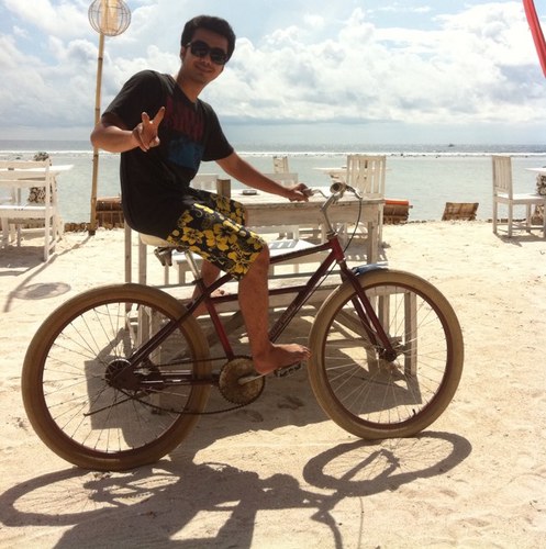 Rider of @BNAC_Binus Racing Team Burp and GO !