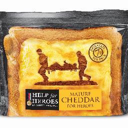 Cheese made on the farm in Somerset in support of Help For Heroes. 7p from each purchase goes direct to this fantastic charity to support our wounded Heroes.