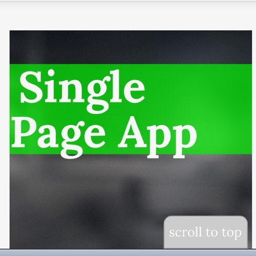 Amazing little one page app for Web or mobile from @in1dotcom == responsive goodness for all