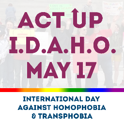 actupidaho's profile picture. I.D.A.H.O. educates individuals about the harm that homophobia and transphobia bring to our community and families.