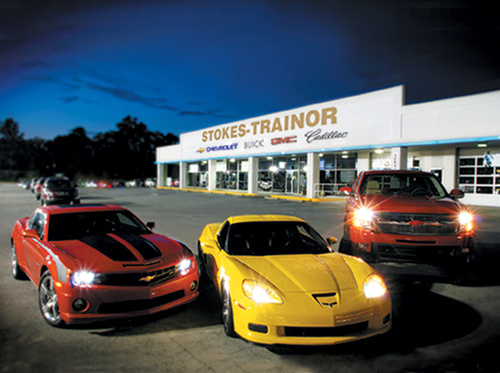 Serving you as your hometown Buick, Chevrolet, Cadillac and GMC dealer, Stokes-Trainor has the vehicle you have been looking for.