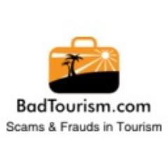 badtourism's profile picture. #Scams and #Frauds in #Tourism - If you can't eliminate injustice, at least tell everyone about it - http://t.co/riCHL5olXt