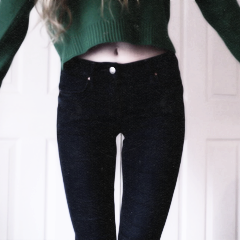 flat stomach, thigh gap, thin arms