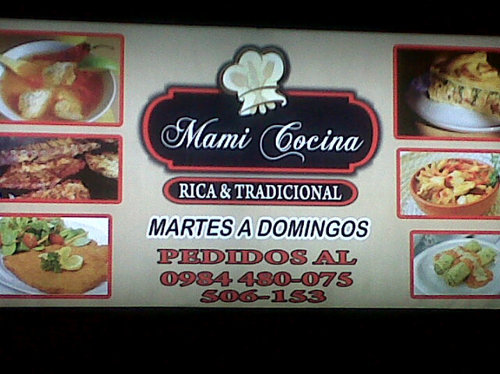 MAMI COCINA EMPRESA GASTRONOMICA,ALMUERZOS,DOMINGOS DE PASTAS Y SERVICIO DE CATERING.