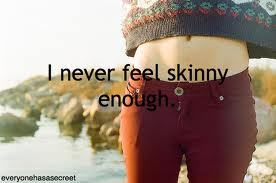 I hate my body and I hate me.