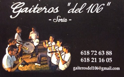 Somos los Gaiteros del 106. 
Nuestro objetivo: Que la gente se lo pase bien con nosotros y, sobre todo, disfrutar con lo que hacemos