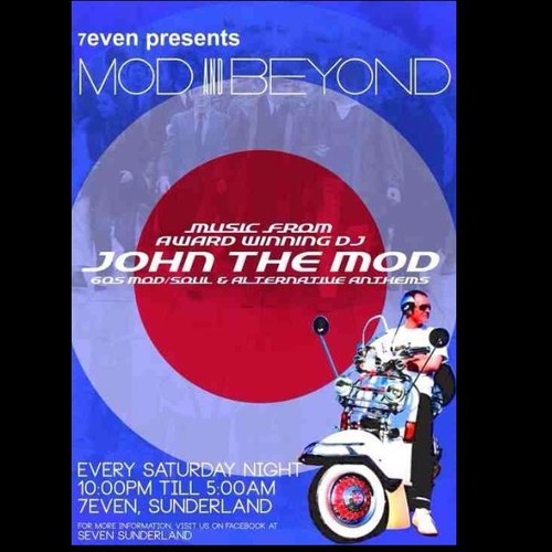 modandbeyond7's profile picture. 50s 60s 70s ROCK'n'ROLL SOUL SKA INDIE! EVERY SATURDAY UPSTAIRS @7_E_V_E_N 11 Derwent Street, Sunderland, SR1 3NT! 11pm-5am FREE ENTRY!