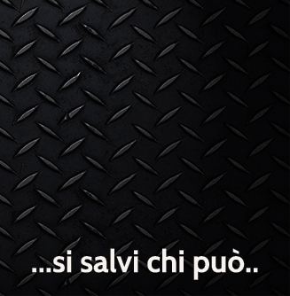 Cosa volete che vi dica?..
Noi ridiamo e scherziamo ma là fuori c'è gente che...