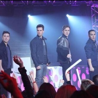 Hello, meat sacks. Im Carlos. 
*fixes hair* I'm James.
*smiles evilly* I'm Kendall.
And I'm Logan. And we're um... Big Time Rush? {RP}