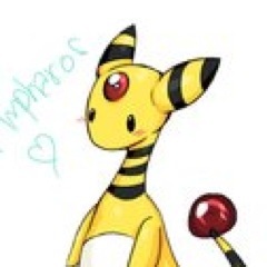 Wild_Charge's profile picture. My name is Denryu, a male Ampharos! A battle? No... I don't battle. My trainer is @KetchumDelia