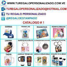 REGALOS PERSONALIZADO Y ARTICULOS PUBLICITARIOS: GORRAS, TAZAS, FRANELAS, CHAPAS, LLAVEROS, RELOJ, COTILLONES, MOUSE PAD, ROMPECABEZAS, COJINES, TERMOS Y MAS...